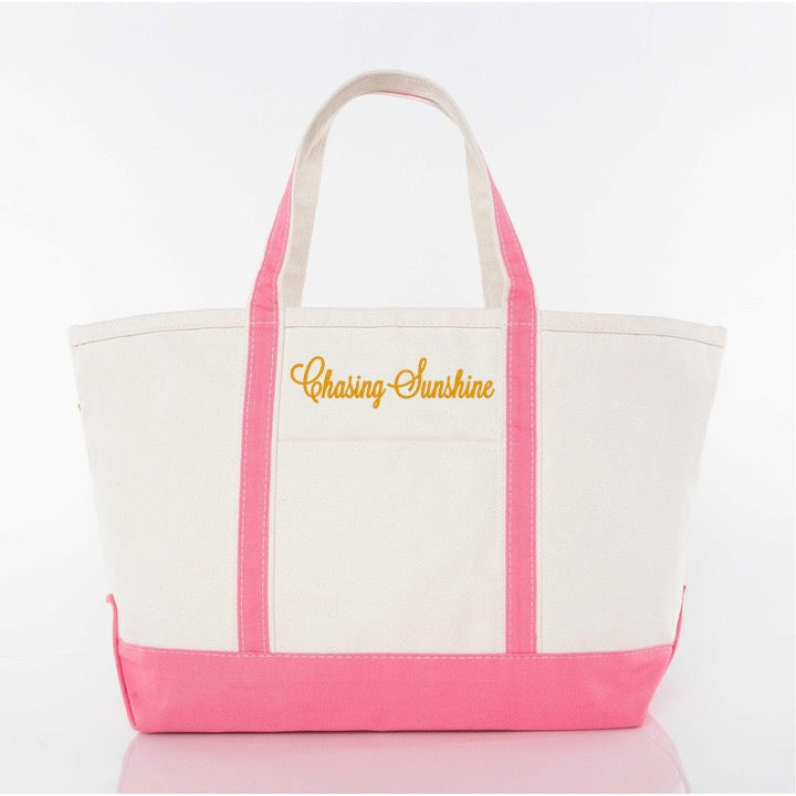 Chasing Sunshine Boat Tote