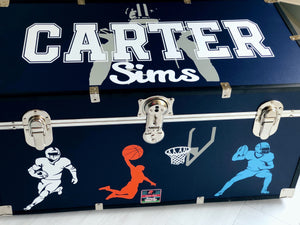 Sports Theme Camp Trunk Decals