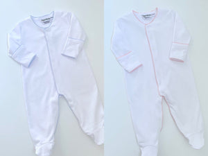 Monogrammed Footie Pajamas, Baby Boy Footie Pajamas, Baby Girl Footie Pajamas, Footie Loungewear, Cotton Pajama Set, Baby Shower Gift